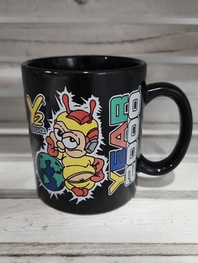 Y2K Bug Mug with Colorful Graphic